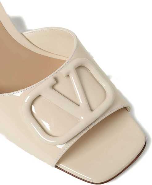 Sandale Valentino Garavani Vlogo slide Sandals LIGHT IVORY Femei (BM 18325909) 3