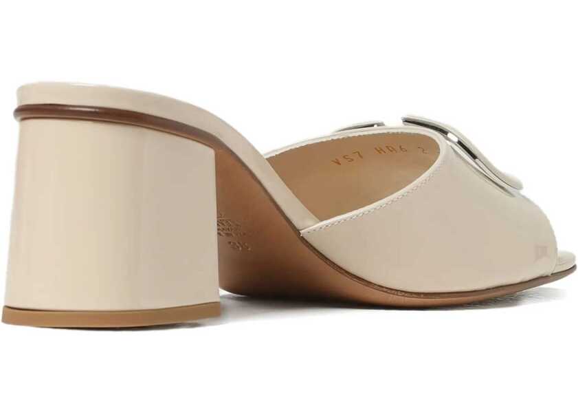 Sandale Valentino Garavani Vlogo slide Sandals LIGHT IVORY Femei (BM 18325909) 4