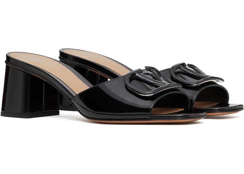 Sandale Valentino Garavani Vlogo slide Sandals NERO Femei (BM 18325912) 2