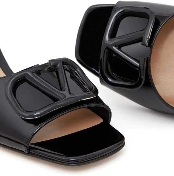 Sandale Valentino Garavani Vlogo slide Sandals NERO Femei (BM 18325912) 5