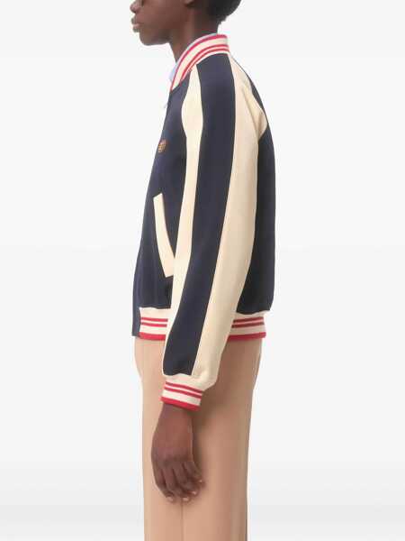 Bomber jacket Valentino Garavani Le Chat De La Maison bomber Jacket ULTRAMARINE DARK BLUE/BURRO Barbati (BM 18325921) 5