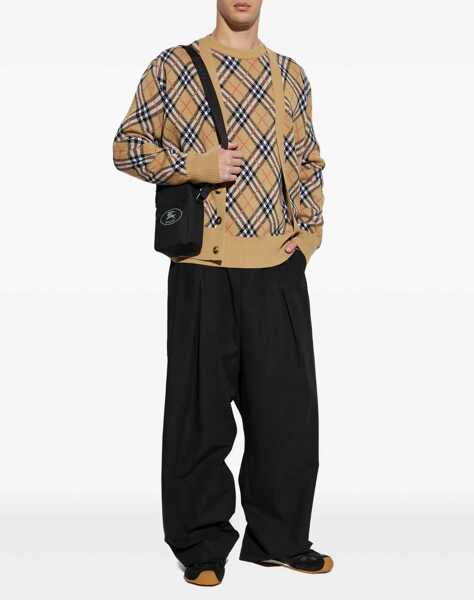 Cardigane Burberry Archive Check wool Cardigan SAND IP CHECK Barbati (BM 18325927) 2