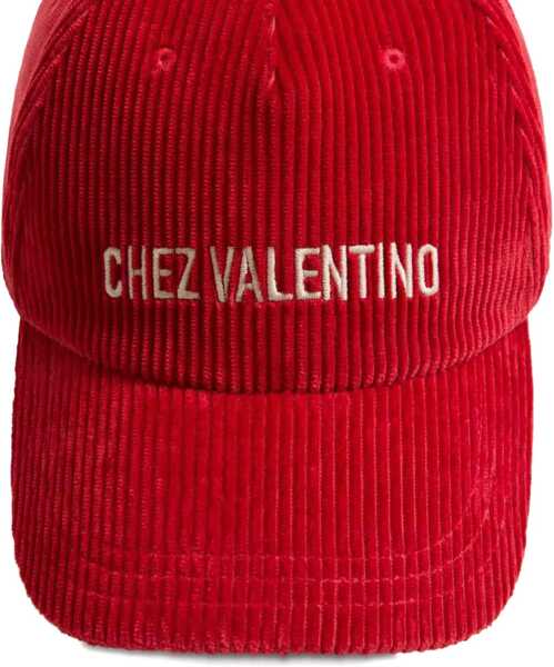 Sepci Valentino Garavani Chez Valentino Baseball Hat ROSSO/BURRO Barbati (BM 18325933) 3
