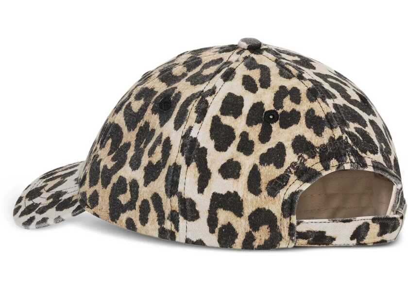 Sepci Ganni Leopard Baseball Hat LEOPARD Femei (BM 18325999) 2
