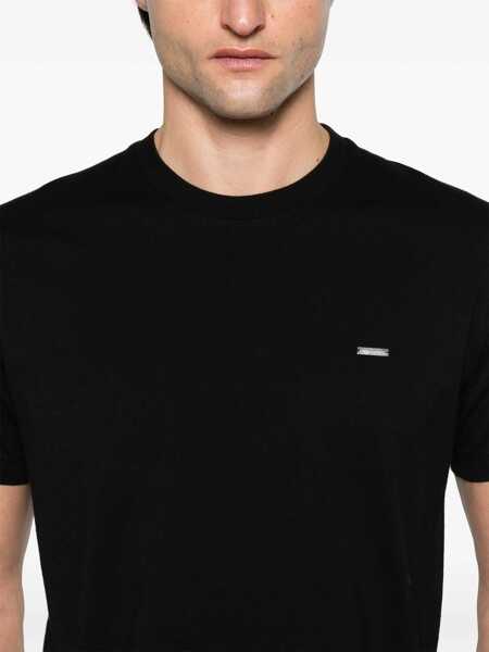 Tricouri DSQUARED2 Logoed T-Shirt BLACK Barbati (BM 18326053) 4