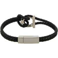 Bratari pentru Barbati - Bratari Ferragamo Gancini Bracelet BLACK Barbati (BM 18326071) - B-mall.ro