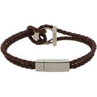Bratari pentru Barbati - Bratari Ferragamo Gancini Bracelet BLACK Barbati (BM 18326095) - B-mall.ro