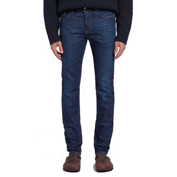 Blugi Acne Studios Acne Studios Bl Konst Cotton Denim Jeans Blue Barbati (BM 18326148) 2