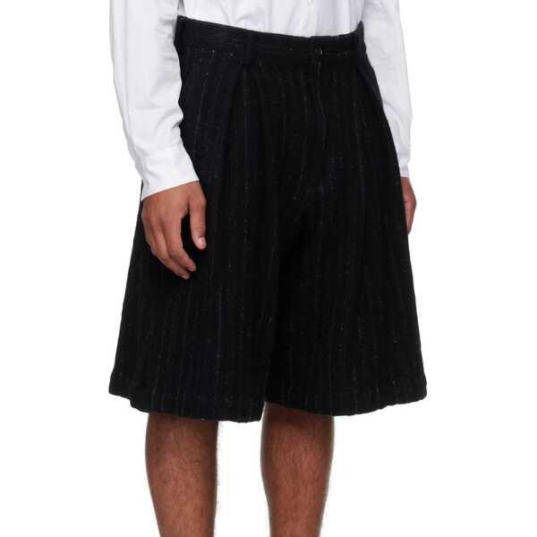Pantaloni scurti Comme des Garons Comme Des Garons Homme Plus Wool Shorts Black Barbati (BM 18326163) 2