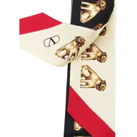 Esarfe Valentino Garavani Dama - Esarfe Valentino Garavani Scarf Bandeaux Petit Charles BLACK Femei (BM 18326236) - B-mall.ro