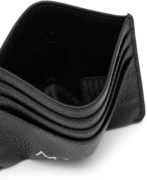 Portofele Marni Portacarte Con Rammendo Logo BLACK Barbati (BM 18326254) 3