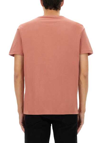 Tricouri Fred Perry Cotton T-Shirt PINK Barbati (BM 18326314) 3