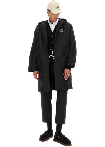 Geci Parka DRLE DE MONSIEUR Hooded Parka BLACK Barbati (BM 18326326) 2