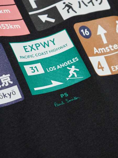 Tricouri Paul Smith Regular Fit T-Shirt BLACK Barbati (BM 18326344) 5