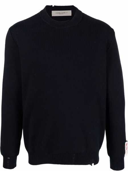 Pulovere casual Golden Goose Golden Ms Regular Jersey BLUE Barbati (BM 18326398) 1