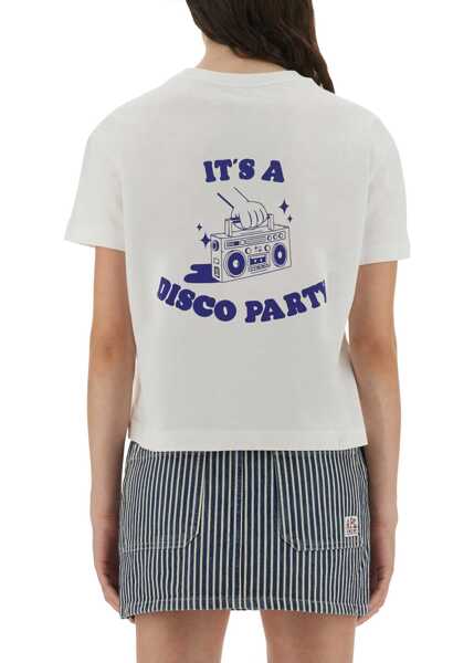 Tricouri A.P.C. Disco T-Shirt WHITE Femei (BM 18326401) 3