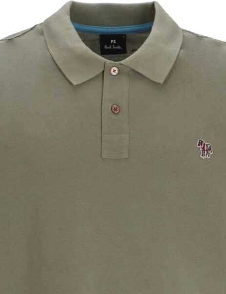 Tricouri Polo Paul Smith Regular Fit Polo Shirt GREEN Barbati (BM 18326413) 2