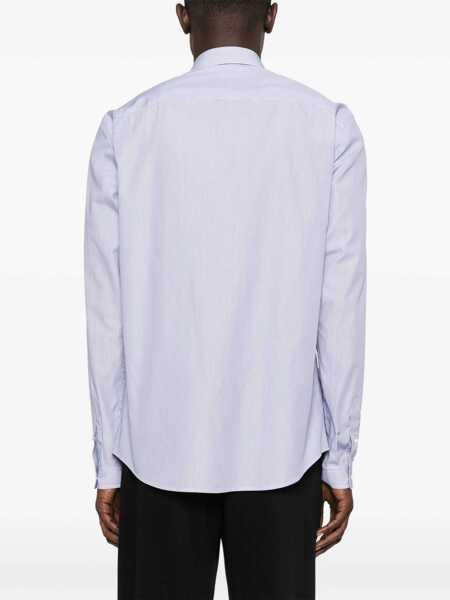 Camasi casual Valentino Garavani Striped Cotton Shirt AZURE Barbati (BM 18326425) 4