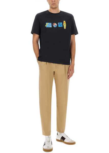 Tricouri Paul Smith Regular Fit T-Shirt BLUE Barbati (BM 18326458) 2