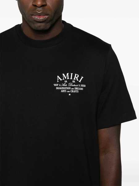 Tricouri AMIRI Amiri Arts District Print T-Shirt BLACK Barbati (BM 18326479) 5