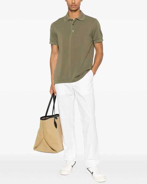 Tricouri Polo Tom Ford Pique Polo. GREEN Barbati (BM 18326491) 2