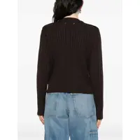 Pulovere Golden Goose Dama - Pulovere Golden Goose Wool Sweater With Button Detail BROWN Femei (BM 18326497) - B-mall.ro