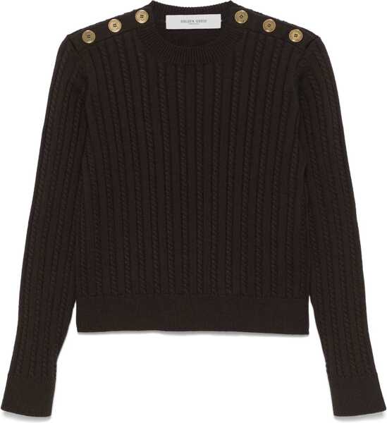 Pulovere Golden Goose Wool Sweater With Button Detail BROWN Femei (BM 18326497) 1