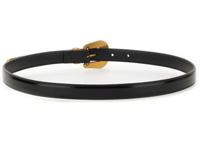 Curele Valentino Garavani Vlogo Signature Belt BLACK Femei (BM 18326506) 3