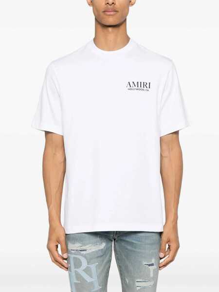 Tricouri AMIRI Bones Stacked Print T-Shirt WHITE Barbati (BM 18326512) 3