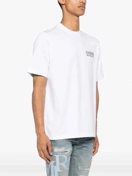 Tricouri AMIRI Bones Stacked Print T-Shirt WHITE Barbati (BM 18326512) 4
