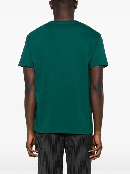 Tricouri Valentino Garavani T-Shirt With Signature Vlogo GREEN Barbati (BM 18326515) 3