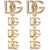 Dolce & Gabbana Dg Logo Long Earrings GOLD