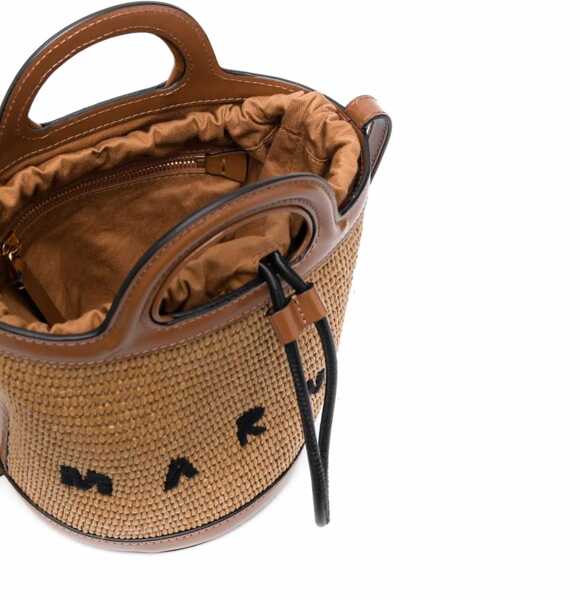 Genti de umar Marni Borsa Tropicalia Micro BROWN Femei (BM 18326533) 5