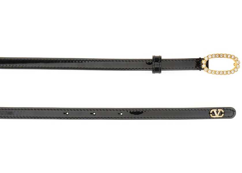 Curele Valentino Garavani Leather Belt BLACK Femei (BM 18326545) 2