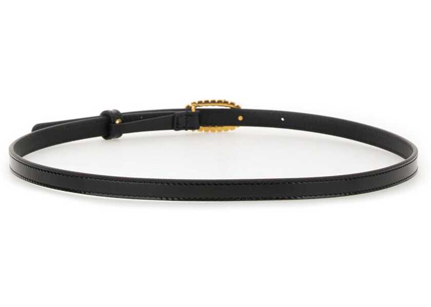 Curele Valentino Garavani Leather Belt BLACK Femei (BM 18326545) 3