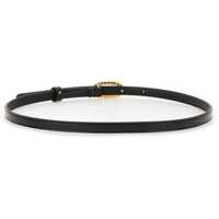 Accesorii Dama - Curele Valentino Garavani Leather Belt BLACK Femei (BM 18326545) - B-mall.ro
