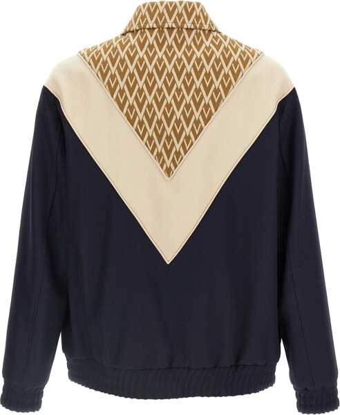 Bomber jacket Valentino Garavani Wool Bomber Jacket With Print Toute La V MULTICOLOUR Barbati (BM 18326554) 2