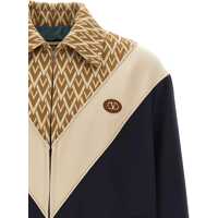 Bomber jacket pentru Barbati - Bomber jacket Valentino Garavani Wool Bomber Jacket With Print Toute La V MULTICOLOUR Barbati (BM 18326554) - B-mall.ro