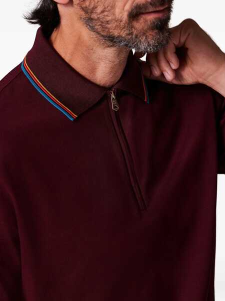 Tricouri Polo Paul Smith Zip Polo. RED Barbati (BM 18326575) 3