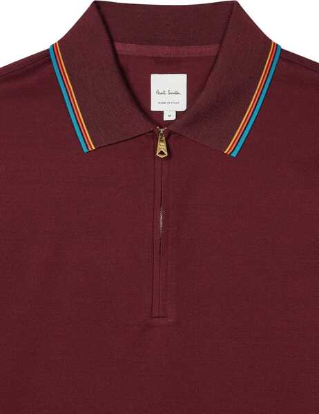 Tricouri Polo Paul Smith Zip Polo. RED Barbati (BM 18326575) 4
