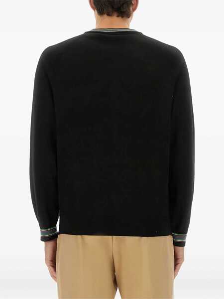 Pulovere Paul Smith Wool And Cotton Sweater BLACK Barbati (BM 18326590) 4