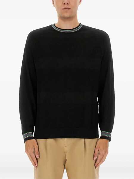 Pulovere Paul Smith Wool And Cotton Sweater BLACK Barbati (BM 18326590) 1
