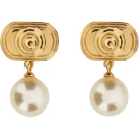 Bijuterii Valentino Garavani pentru Barbati - Cercei Valentino Garavani Vlogo Signature Earrings GOLD Barbati (BM 18326623) - B-mall.ro