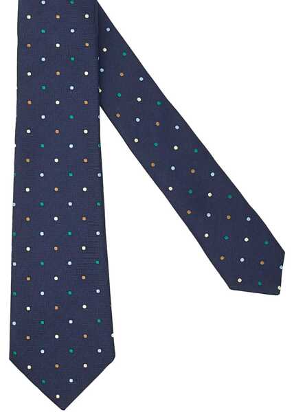 Cravate Paul Smith Polka Dot Tie BLUE Barbati (BM 18326677) 2