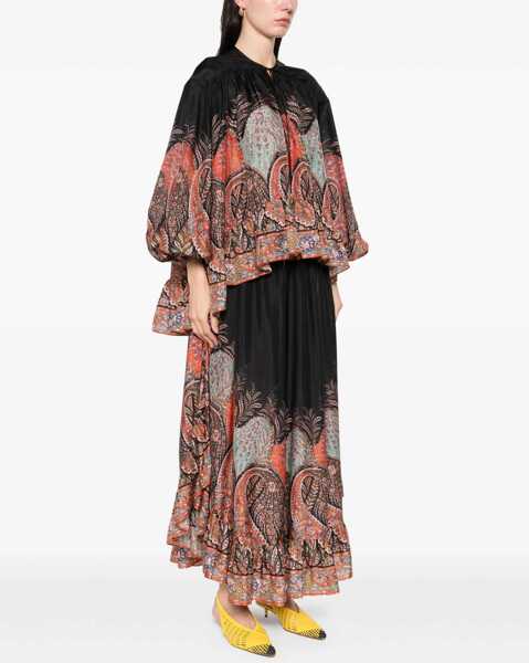 Bluze ZIMMERMANN Rhiannon Ruffle Blouse BLACK Femei (BM 18327007) 3