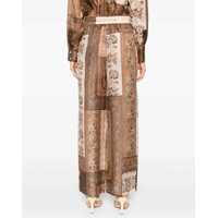 Pantaloni casual ZIMMERMANN Dama - Pantaloni casual ZIMMERMANN Lucky Relazed Pants BROWN Femei (BM 18327010) - B-mall.ro