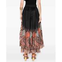 Fuste ZIMMERMANN Dama - Fuste ZIMMERMANN Rhiannon Ruffle Maxi Skirt BLACK Femei (BM 18327028) - B-mall.ro