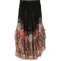 Fuste Rhiannon Ruffle Maxi Skirt Femei