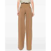 Imbracaminte Chloe Dama - Pantaloni casual Chloe Wide-Leg Trousers BROWN Femei (BM 18327037) - B-mall.ro