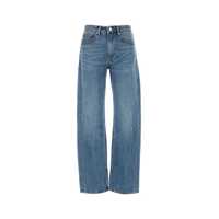 Blugi Alexander Wang 'Slit Hem Prestyle Hotfix Mesh Undie' Jeans Femei
